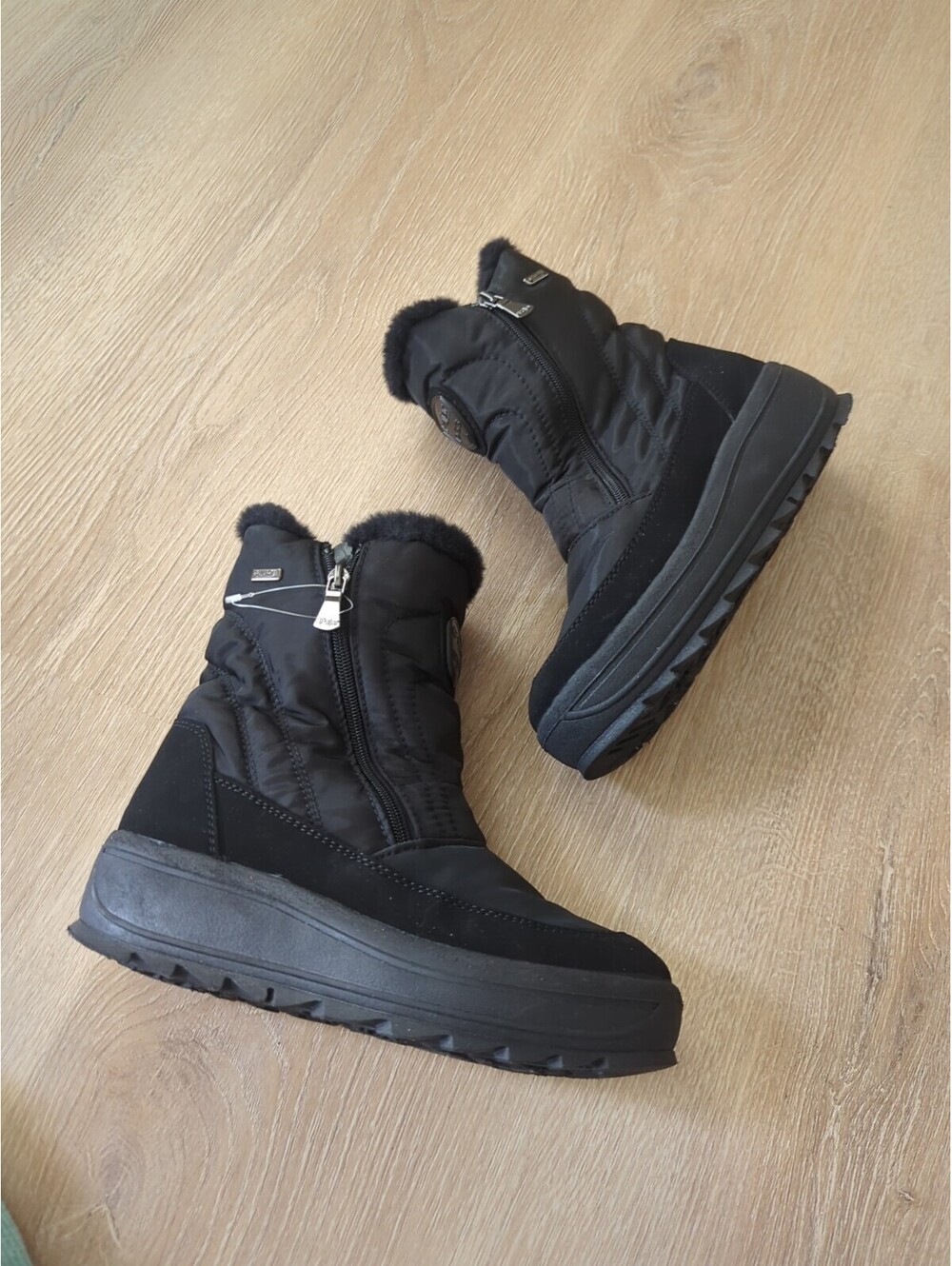 Pajar Canada Snow Boots Waterproof Temperature Rating Black Leather  8-8.5